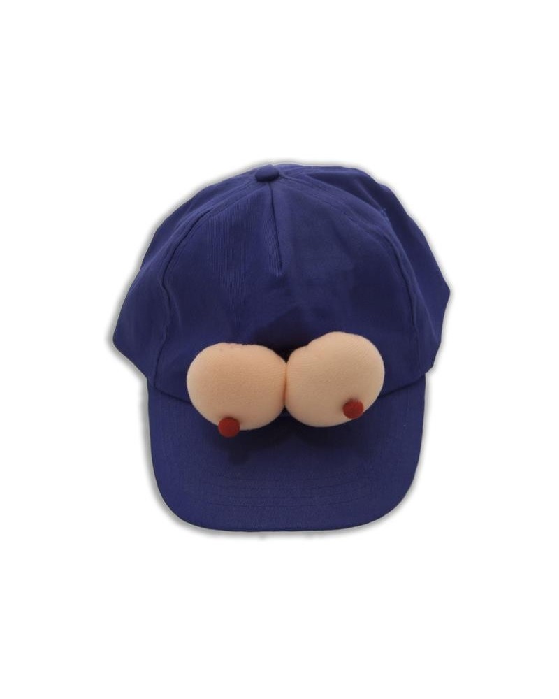 blue cap with tits