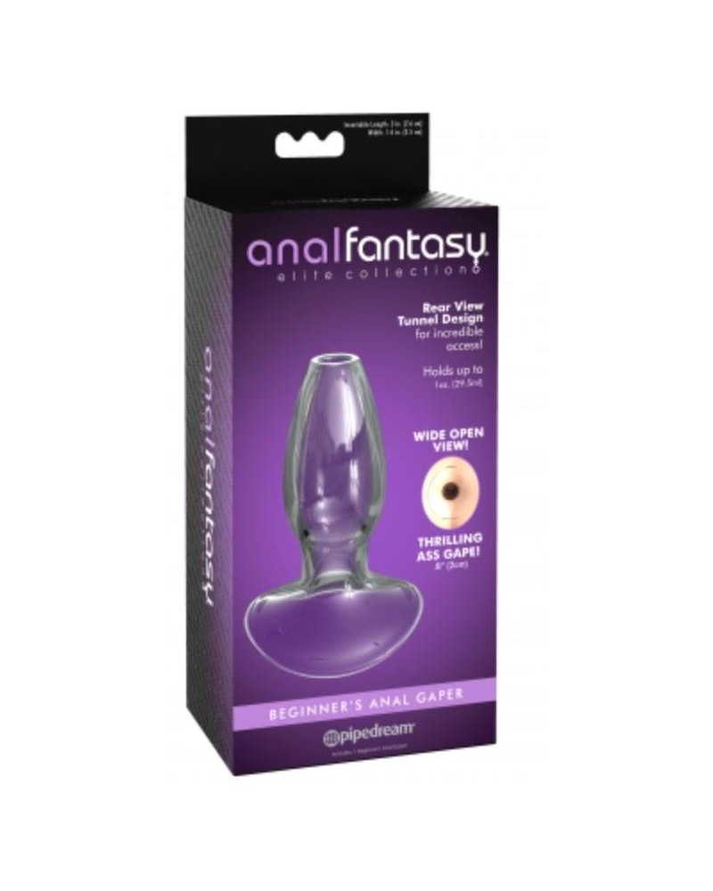 beginners butt plug anal gaper clear