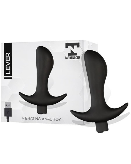 lever anal plug with vibration usb silicone