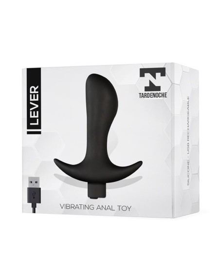 lever anal plug with vibration usb silicone