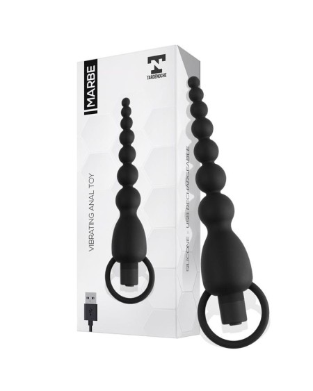marbe anal chain with vibration usb silicone
