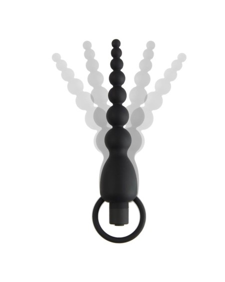 marbe anal chain with vibration usb silicone