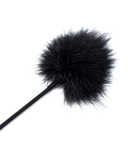 feather tickler 40 cm noir