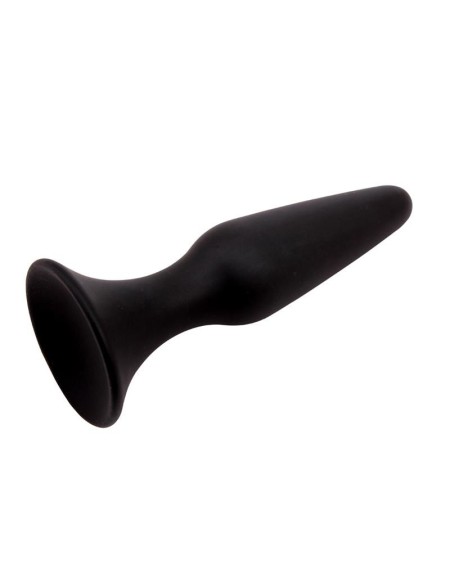 butt plug 12.5 x 3.1 cm silicone noir