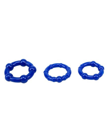 beaded cock rings-blue
