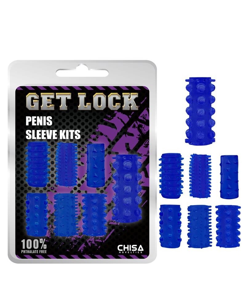 penis sleeve kits-blue