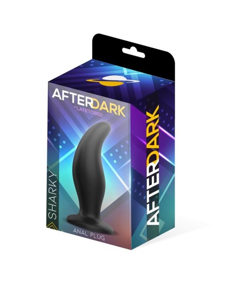 sharky butt plug silicone 12 cm x 3.5 cm