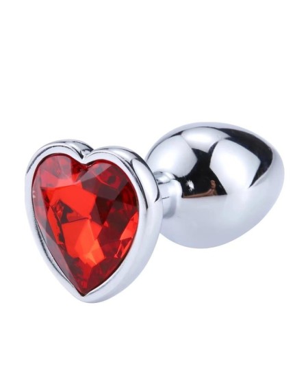 butt plug with heart jewel corazn red scarlet size m