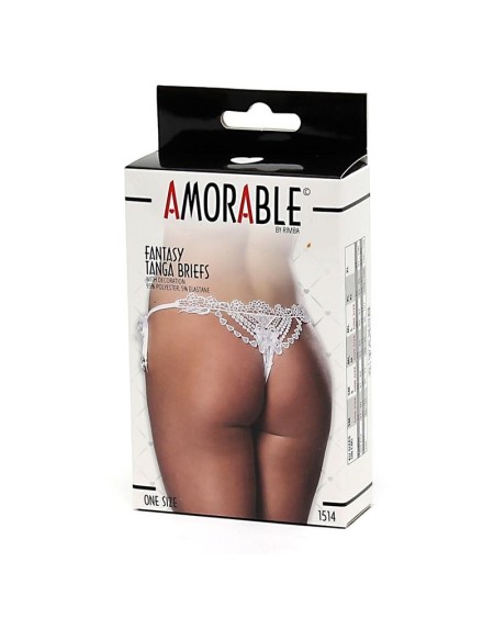 thong fantasy white one size