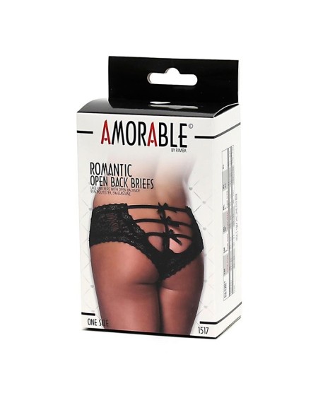 wide panties corset type noir one size
