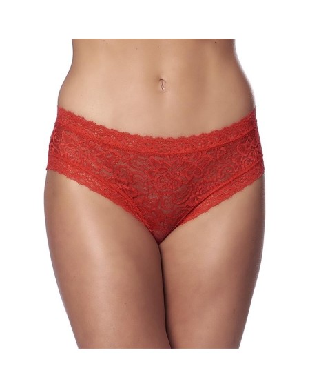 wide panties corset type red one size