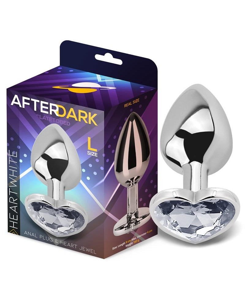 heart shaped butt plug size talla l
