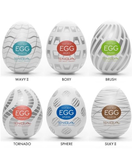 pack of 6 tenga eggs standard package