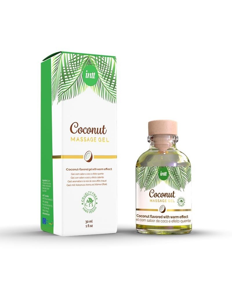 massage gel coconut 100 vegan kissable 30 ml