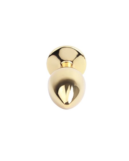 golden butt plug with blue jewel