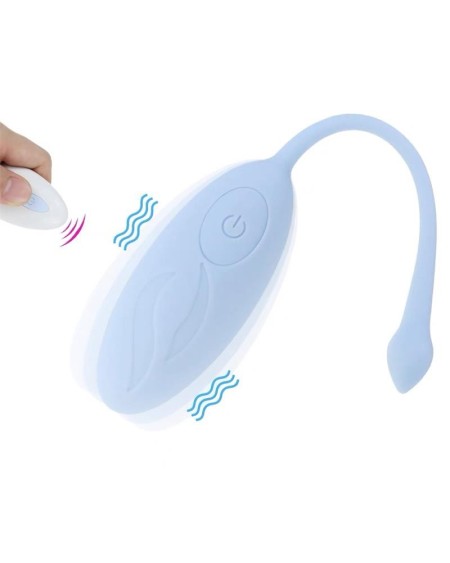 vibrant egg with remote control blue