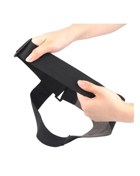 harness with retractable dildo and vibration