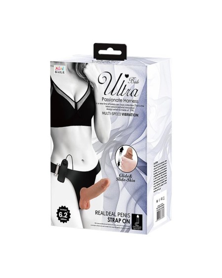 harness with retractable dildo and vibration