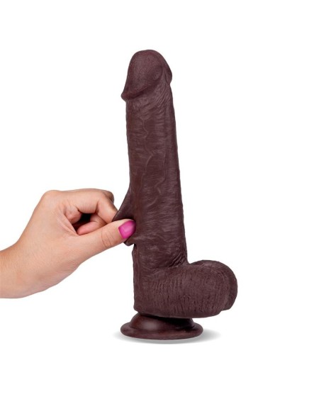 slidy réaliste dildo dual layer retractable and adjustable 9