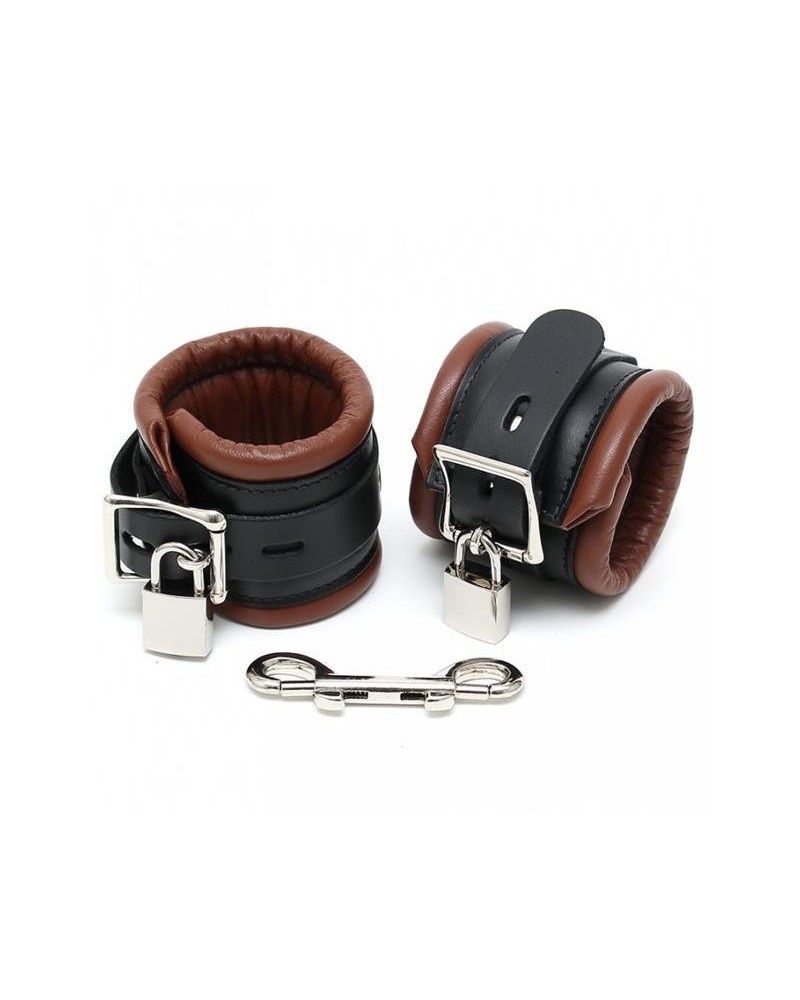 feet cuffs lux 7 cm with padlocks