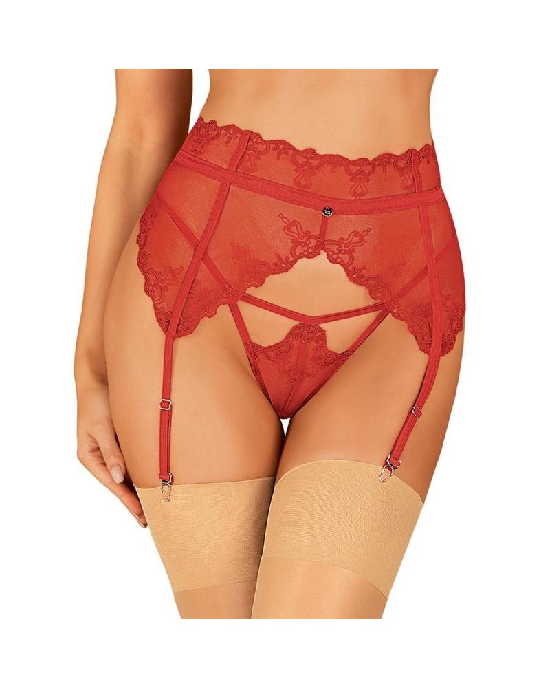 lonesia lace suspender belt