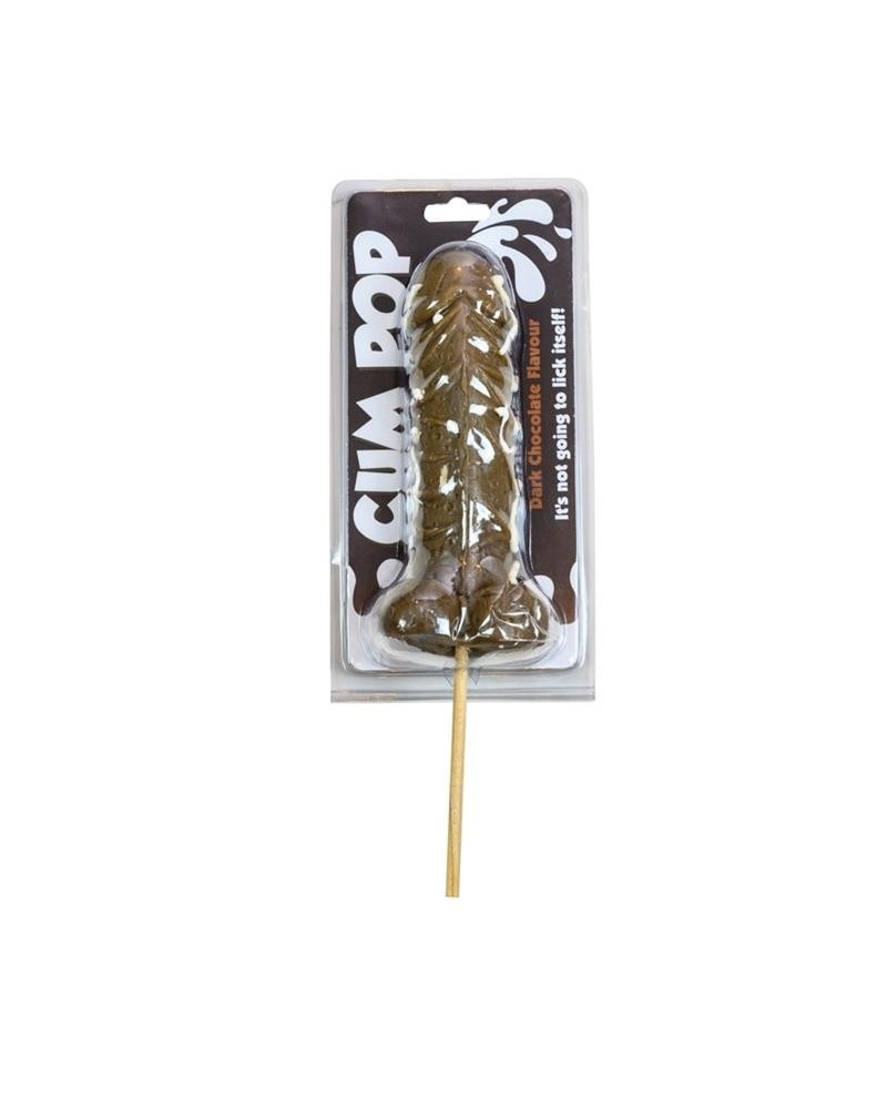dark chocolate flavoured cum pop