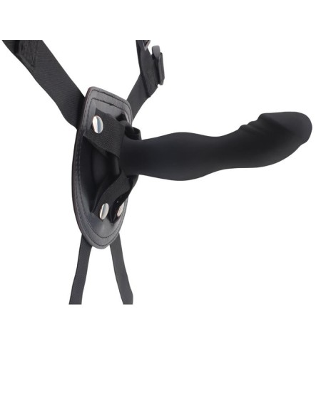 strap-on with dildo rumpy silicone noir