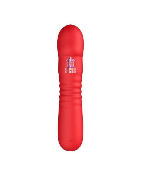 marygold stimulator with thrusting up down movement usb silicone
