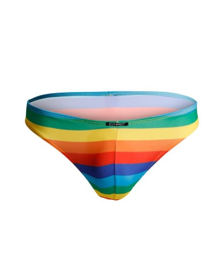 c4m01 low rise bikini brief rainbow