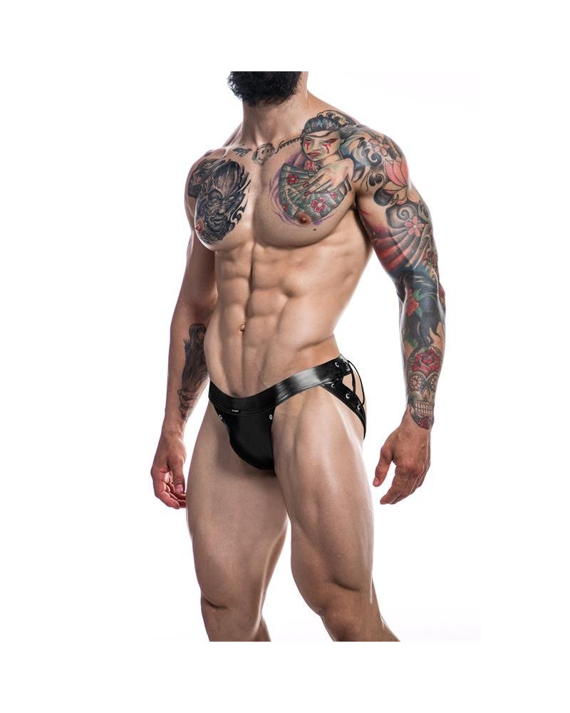 c4m14 desire jockstrap leatherette noir