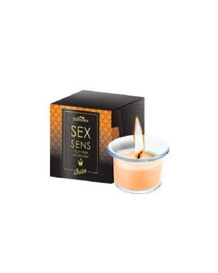 scented massage candle champagne