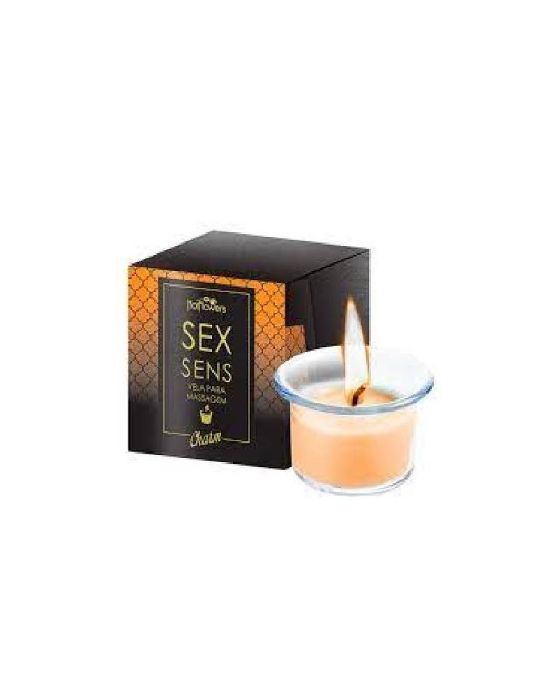 scented massage candle champagne