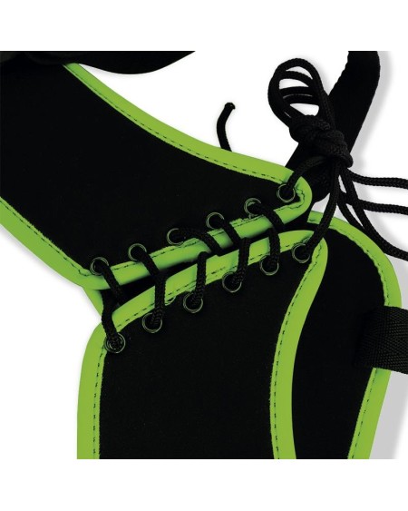 eiferes glow in the dark adjustable strap-on harness corset style