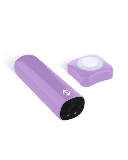 dhalia sper vibrant bullet with remote control high-powered usb violet