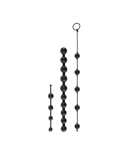 beginners anal bead kit noir