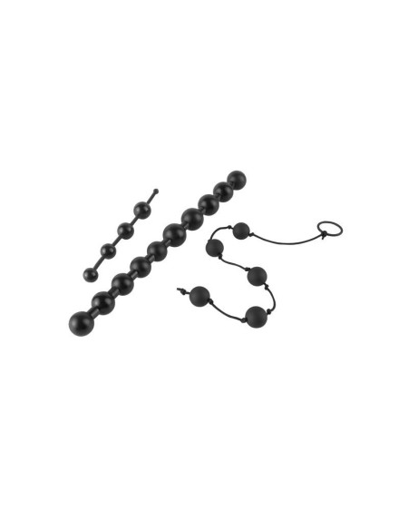 beginners anal bead kit noir
