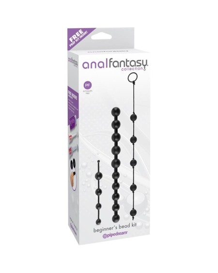beginners anal bead kit noir