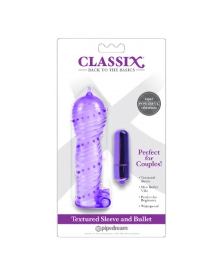 duo textured sleeve and mini bullet violet