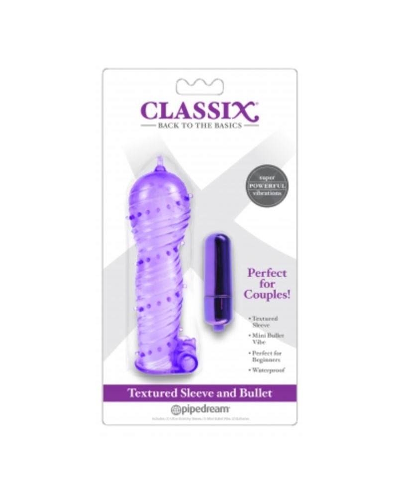 duo textured sleeve and mini bullet violet