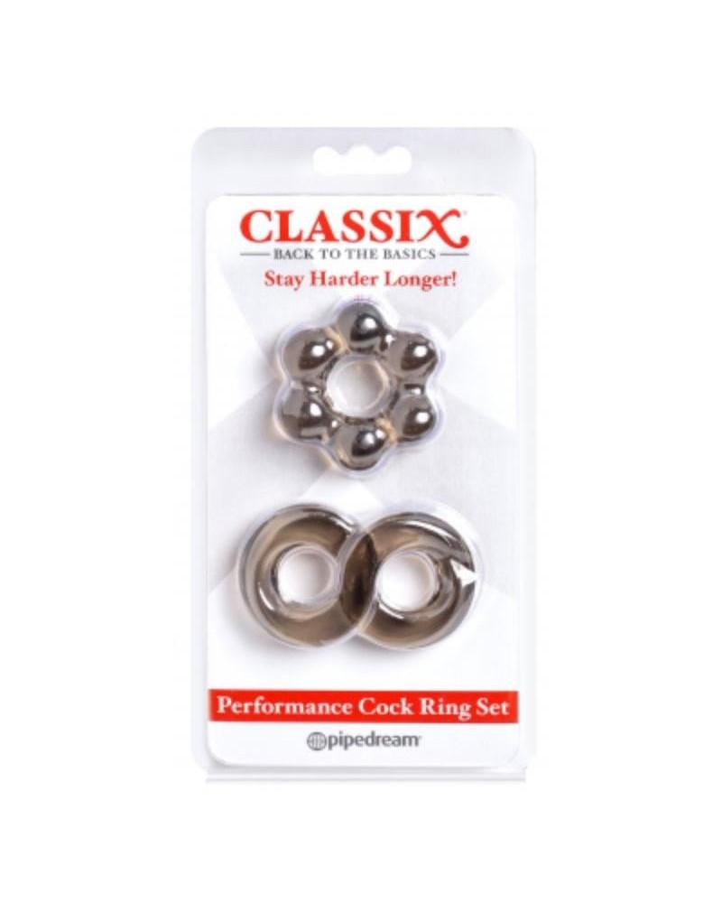 performance cock ring set smoke