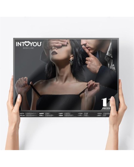 bondage set 11 pieces noir