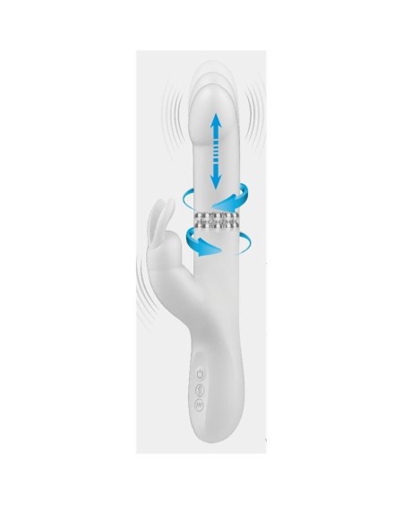 reese vibrator with rotating beads and thrusting