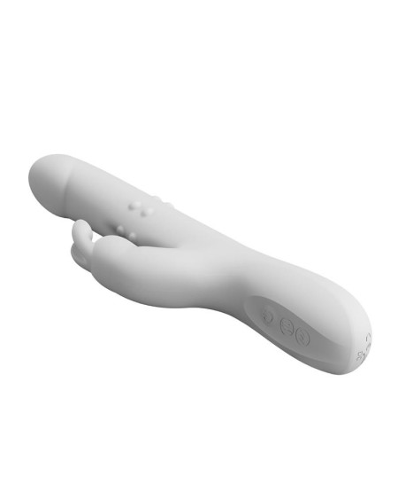 reese vibrator with rotating beads and thrusting