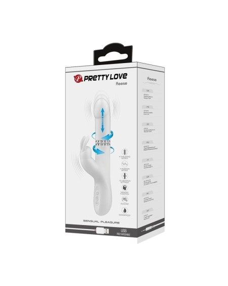 reese vibrator with rotating beads and thrusting