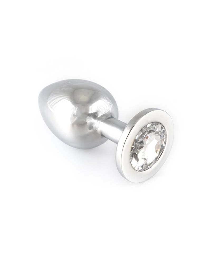 butt plug, metal-9,7 cm long