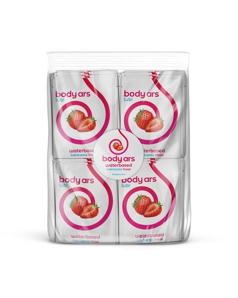 single-dose water-based lubricant gel acid strawberry 100 x 4ml