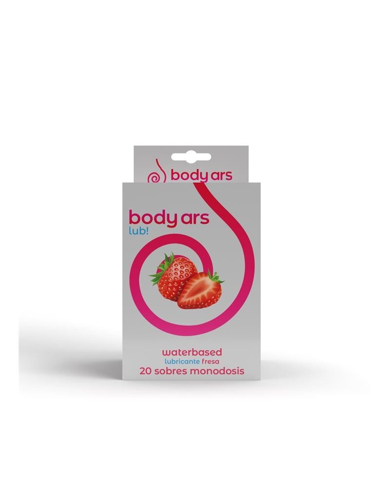 single-dose water-based lubricant gel acid strawberry 20 x 4 ml