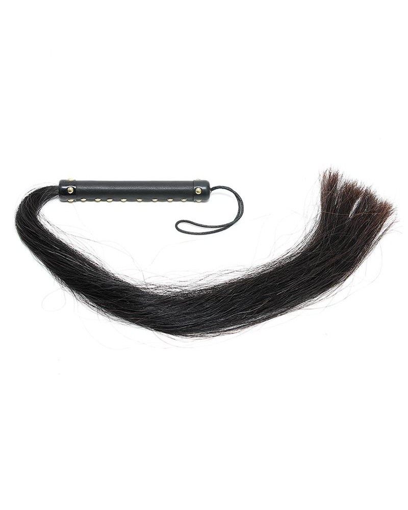 whip with horse hair 85 cm