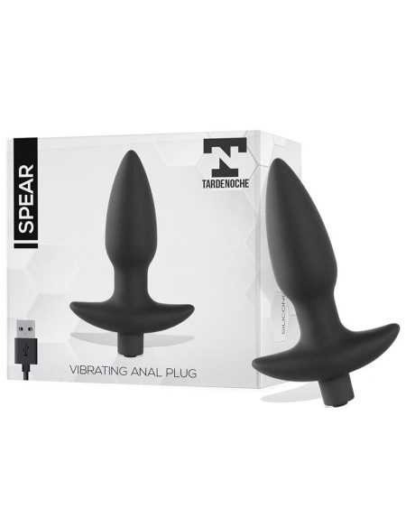 spear vibrant anal plug usb silicone