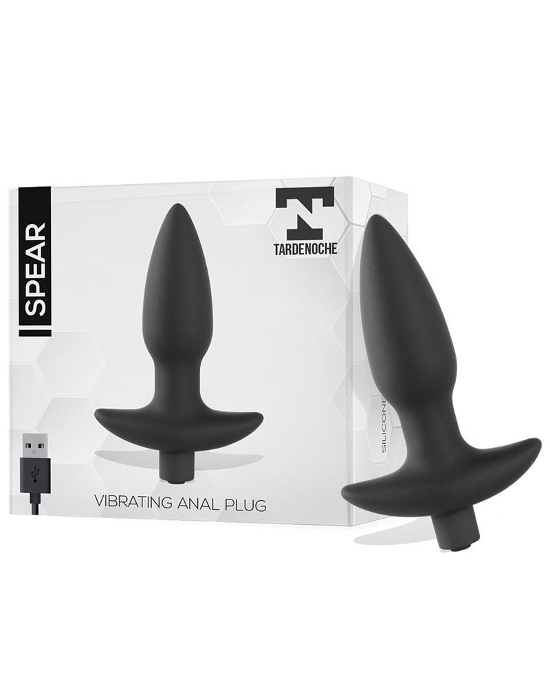 spear vibrant anal plug usb silicone